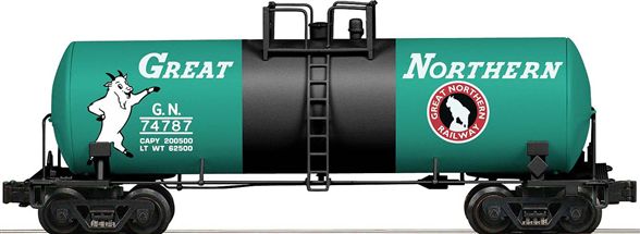 Lionel 6-22157 O Great Northern Aluminum Tank Car