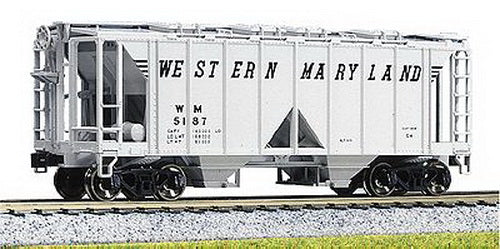 Kato 38-0206 HO Western Maryland ACF Hopper Car Kit (Set of 3)