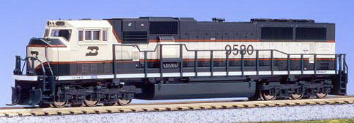Kato 176-6502 N Burlington North EMD SD70MAC Diesel Locomotive #9615