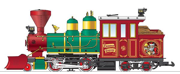 LGB 24253 Christmas 2-4-4T Forney-Type Steam Locomotive - DCC Ready