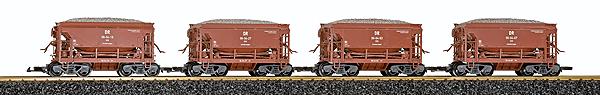 LGB 40049 Bulk Freight Car Set DR 4/