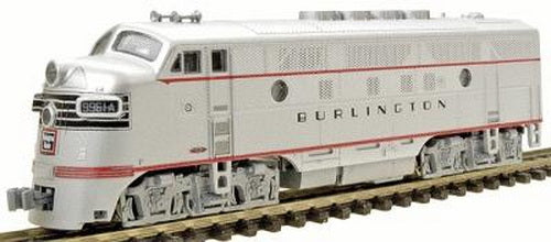 KATO USA 176-1302 F3A CB&Q 外国車両 Nゲージ 中古 Kato 176-1302 Burlington/Silver & Black F3A #9961A – Trainz