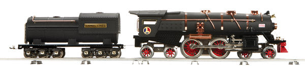 MTH 11-1007-0 Lionel Std. Gauge 400E Crackle Black/Brass Trim Steam & Tender