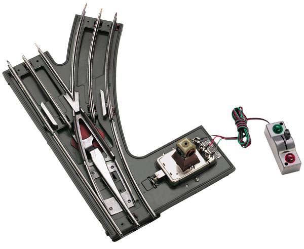 MTH 11-99076 Standard Gauge Tinplate Black 72 Inch Remote RH Switch