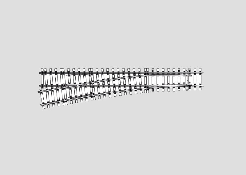Marklin 59084 1 Scale Left Turnout Set
