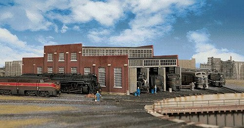 Walthers 933-3261 N Modern Roundhouse Addition 3 Add-On Stalls Building Kit