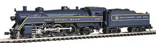 Model Power 87422 N Baltimore & Ohio Steam Semi-SL Steam Loco w/ Tender #5190