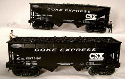 RMT 96204 CSX O Gauge 2-Bay Hopper (Pack of 2)