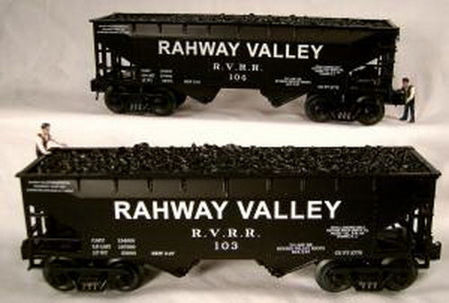 RMT 96227 O 2-Bay Hopper Rahway Valley/2pk