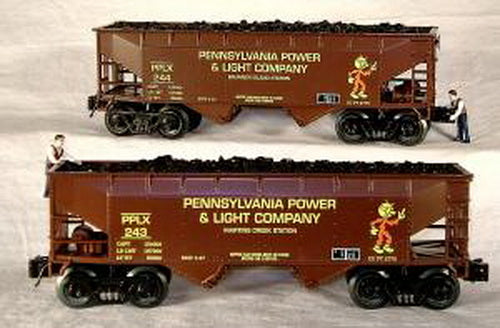 RMT 96276 PP &L Penn Power 2-Bay Coal Hopper Set - 3 Rail