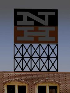 Miller Engineering 5081 HO/O Animated Neon Billboard New Haven Railroad Sign