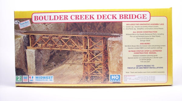 Midwest Products 3052 HO 9-7/16" x 2-5/32" x 2 7/32" Boulder Creek Bridge Kit