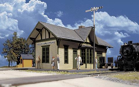 Walthers 933-3532 HO Scale Cornerstone Series Golden Valley Depot Kit
