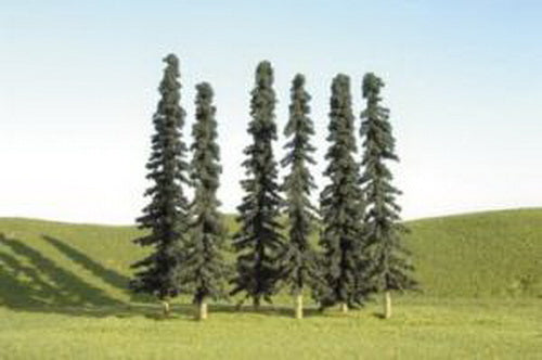 Bachmann 32156 Scene Scapes 4"-6" Conifer Trees (Set of 24)