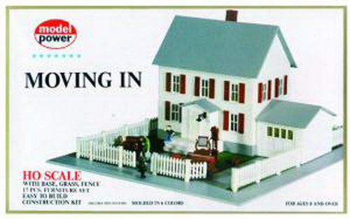 Model Power 484 HO Scale Moving-in House Building Kit
