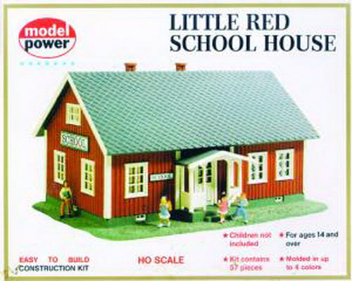 Model Power 604 HO Scale Little Red School House