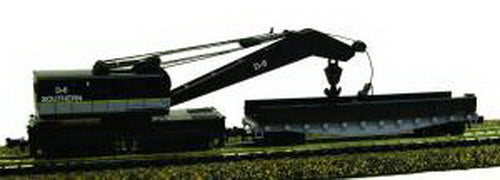 Model Power 3164 N Scale Southern Crane w/Work Car