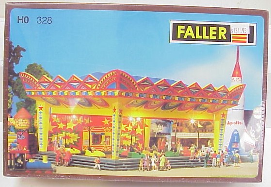Faller 328 HO Car Carnival Ride W/Driving Mechanism Building Kit