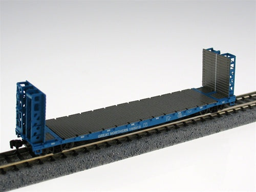 Athearn 10876 N Great Northern 53' Bulkhead Flat Sky Blue #160049