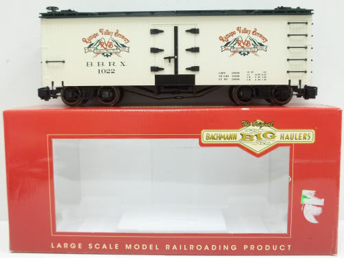 Bachmann 98691 G Scale Rampo Valley Brewery Refrigerator Car - Metal Wheels