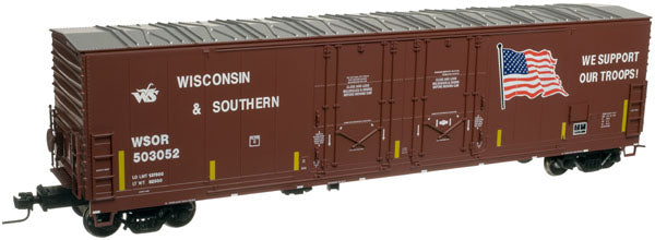 Atlas 3001302 O 53' Evans Double Plug Door Box, Armed Forces (2)