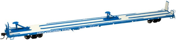Atlas 20000865 HO 89'4" Flat w/Hitches, GN #61525
