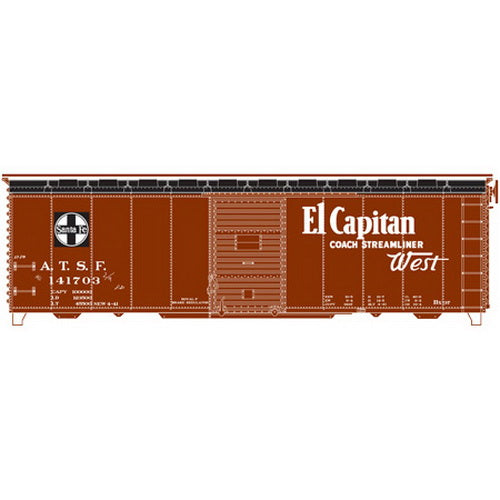 Athearn 70040 HO Santa Fe El Capitan Box Car #141703