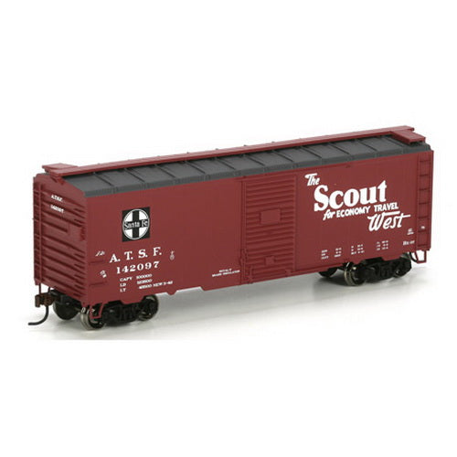 Athearn 70047 HO SF/Scout RTR 40' YSD Box #142097