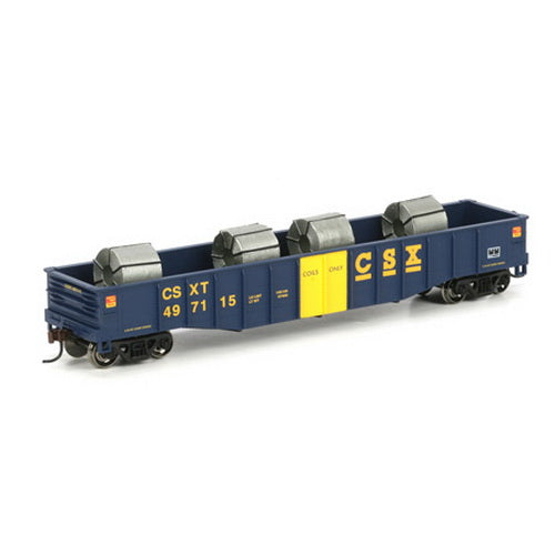 Athearn 91442 HO RTR 50' Gondola w/Coil Load, CSX #497115
