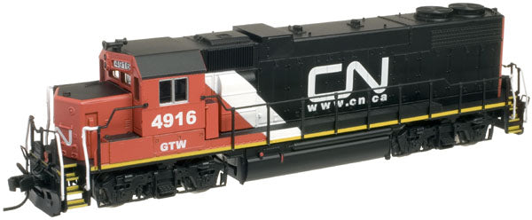 Atlas 47672 N Scale Canadian National (GTW) GP38-2 Diesel Locomotive #4916