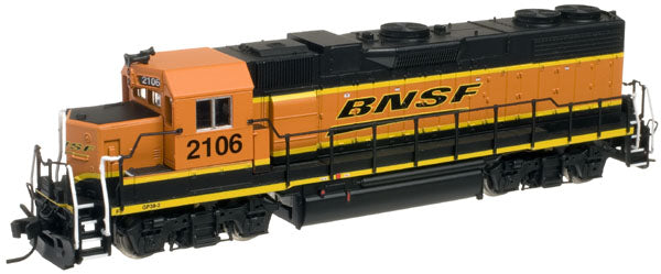 Atlas 47841 N Scale BNSF/Wedge GP38-2 Diesel Locomotive w/DCC #2104