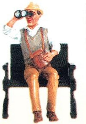 Aristo-Craft ART60088 G Seated Man w/Binoculars Figure
