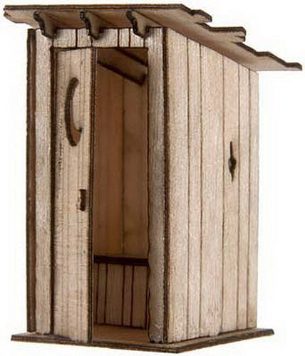 Atlas 4001008 HO Laser Cut KIT Outhouse