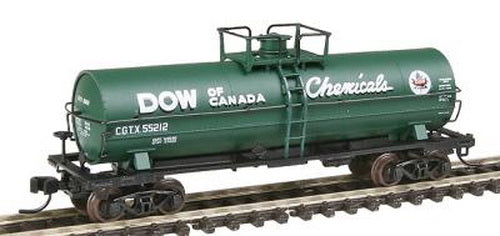 Atlas 43942 N Scale Dow 11,000 Gallon Tankcar #55212
