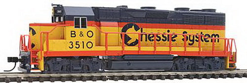 Atlas 46181 N Scale B&O Chessie Classic GP35 Diesel Locomotive #3510 w/DCC