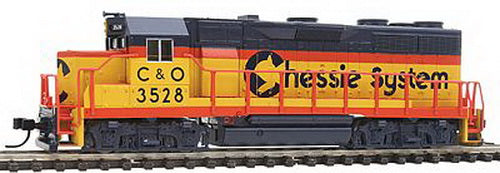 Atlas 46184 N Scale C&O Chessie Classic GP35 Diesel Locomotive #3528 w/DCC