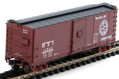 Atlas 45828 N Scale DT&I Steel Rebuilt Boxcar #11542