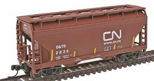 Atlas 39282A N Scale CN 2-Bay Centerflow Hopper #2635
