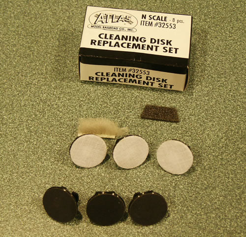 Atlas 32553 Track Clean Disc Replacement Set