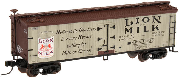 Atlas 41535 N Scale Lion Milk40' Wood Reefer #15435