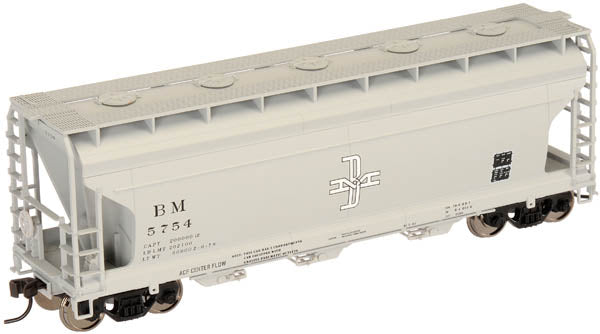 Atlas 50000276 N Scale B&M ACF Covered Hopper #5754