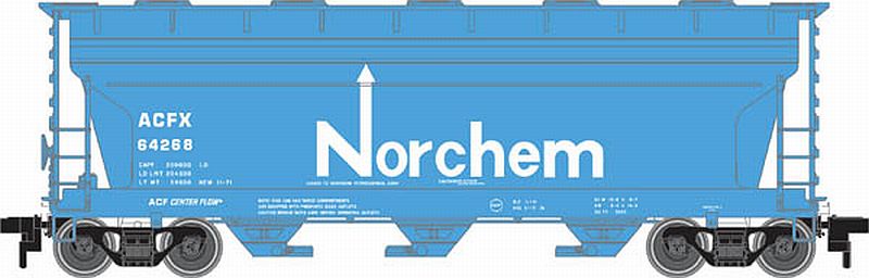 Atlas 50000284 N Scale Norchem ACF Covered Hopper