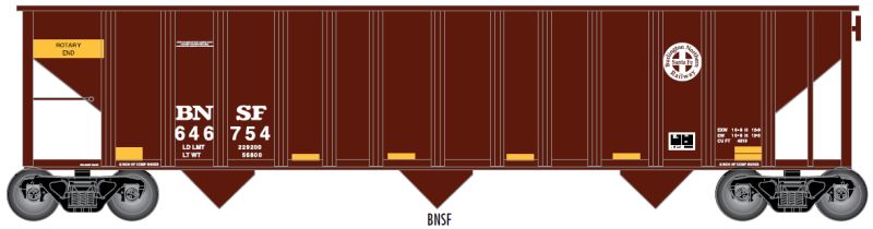Atlas 50000314 N Scale BNSF 90 Ton Hopper #646769
