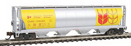 Bachmann 19184 N Government of Canada 4 Bay Cylindrical Grain Hopper