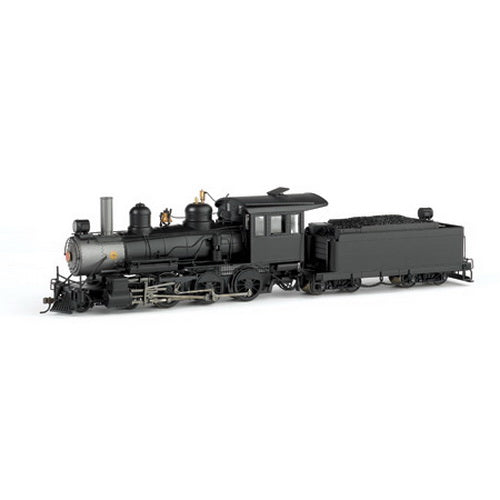 Bachmann 28696 On30 Painted & Unlettered Baldwin 4-6-0 Steel Cab w/DCC (Black)