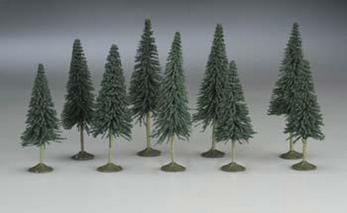 Bachmann 32101 Scene Scapes 3"- 4" Pine Trees (Box of 9)