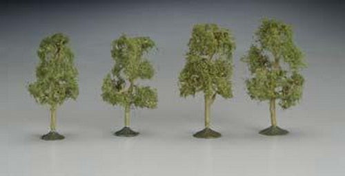 Bachmann 32109 Scene Scapes 2.5"-2.75" Sycamore Trees (Set of 4)