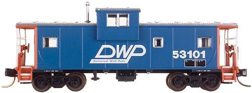 Atlas 30649 N Scale DWC Extended Cupola Caboose #53101