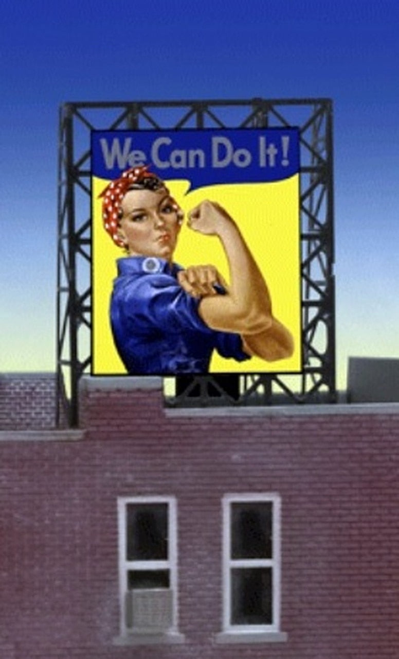 Miller Engineering 339110 N/Z We Can Do It Billboard