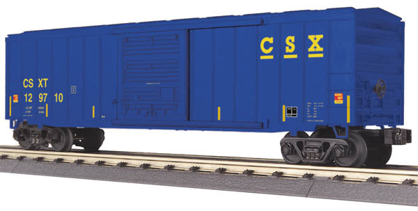 MTH 30-74629 O Gauge CSX 50' Modern Boxcar